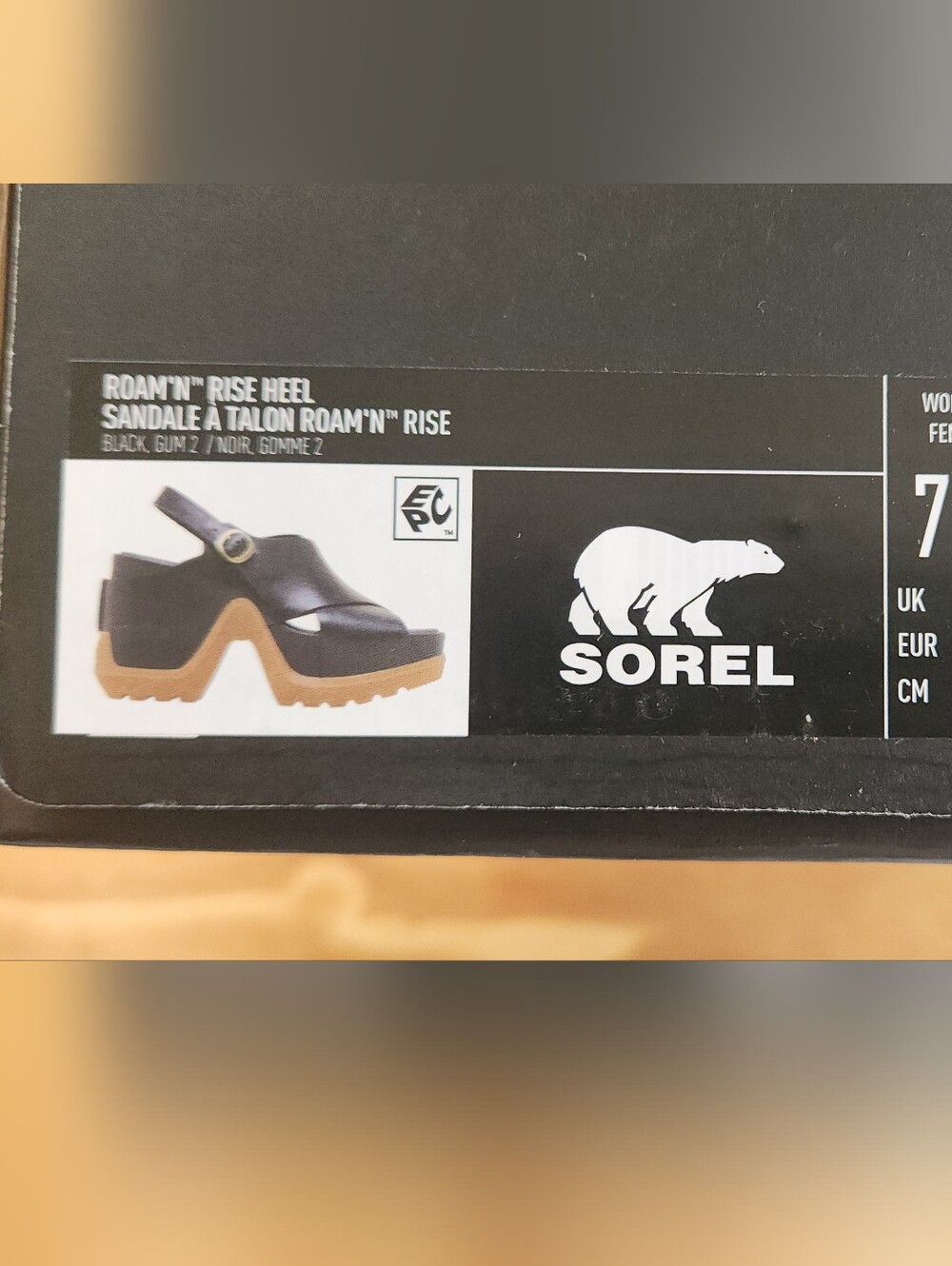 Sorel Roam 'N Rise Heel Sandal 7.5 - Picture 3 of 14